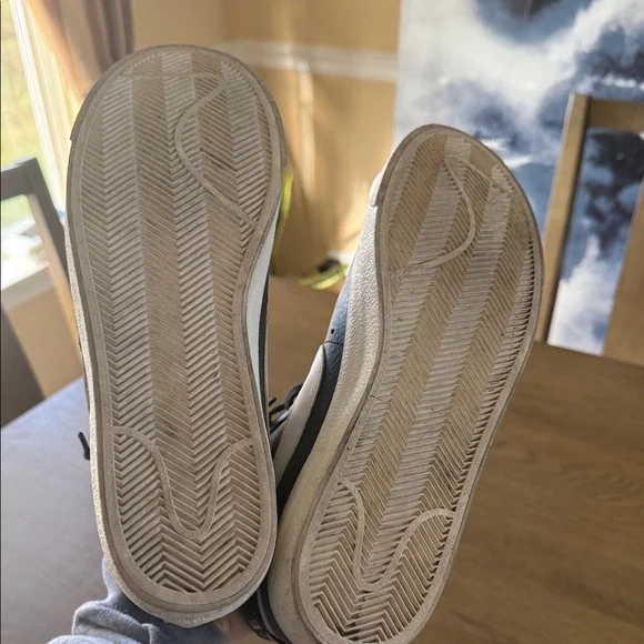 Nike Black and White Blazers High-Top Sneakers - Picture 5 of 5